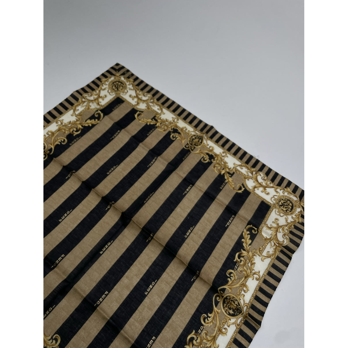 Fendi Brown Silk Scarf image 4
