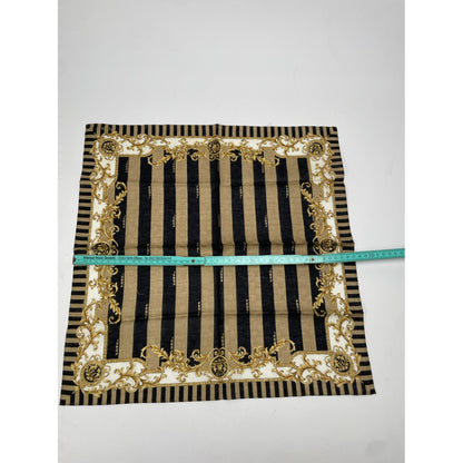 Fendi Brown Silk Scarf image 5