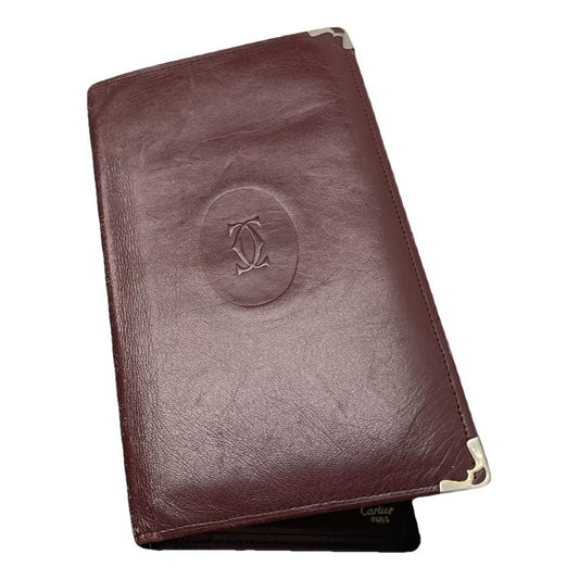 Cartier Burgundy Patent Leather Purse image 1