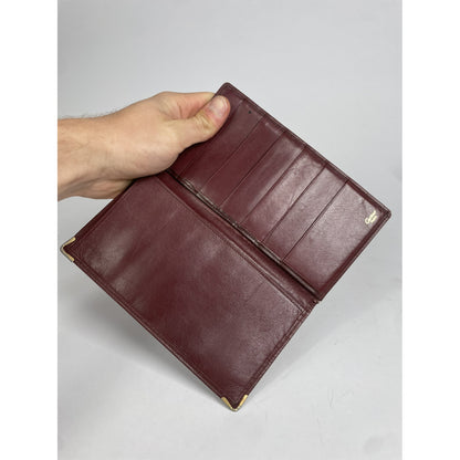 Cartier Burgundy Patent Leather Purse image 4