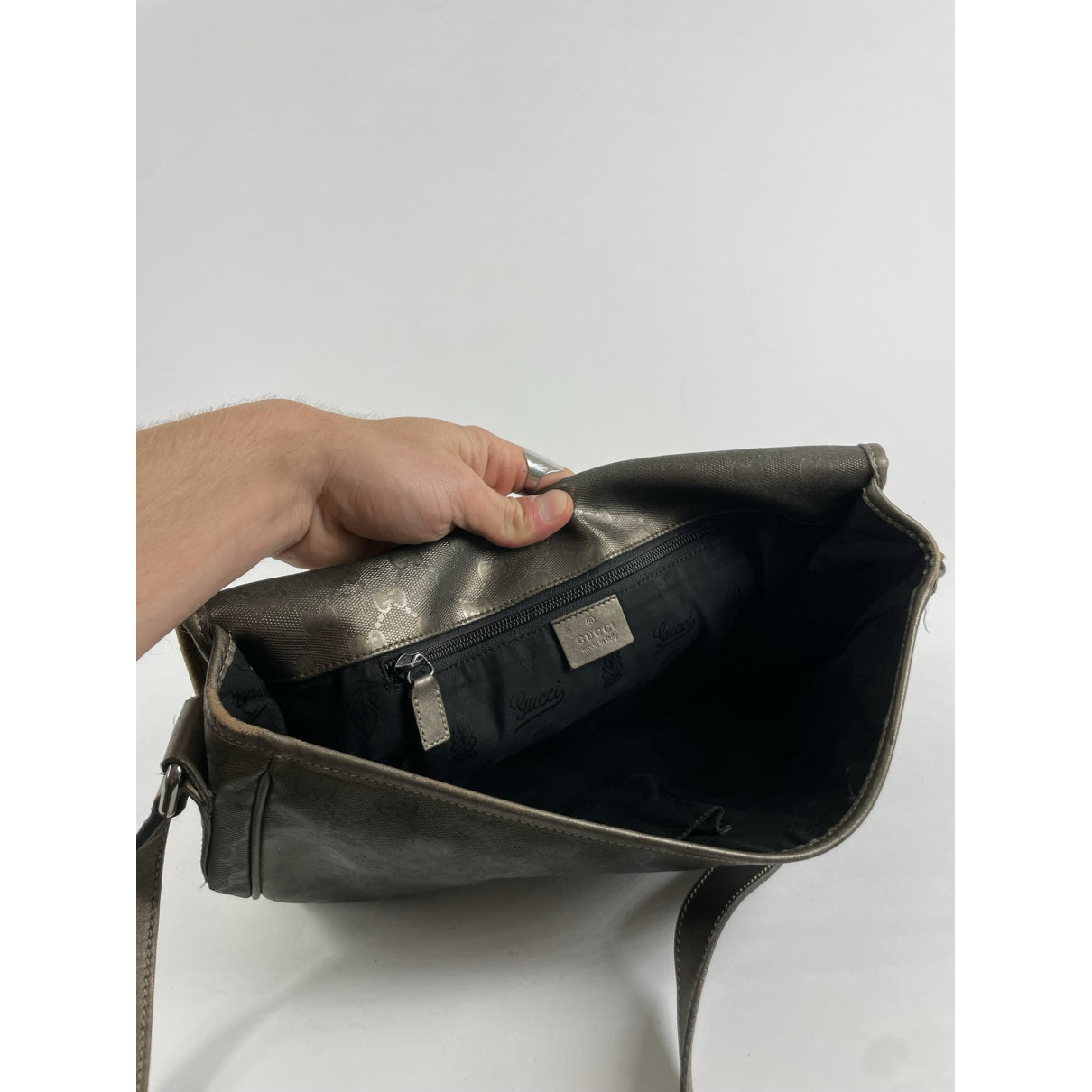 Gucci Jackie Vintage  Brown Polyester Handbag image 2