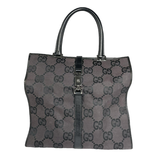 Gucci Jackie Vintage  Black Leather Handbag image 1