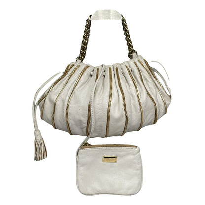 Emporio Armani White Leather Handbag image 1