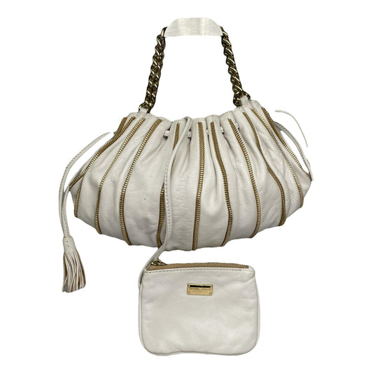 Emporio Armani White Leather Handbag image 1
