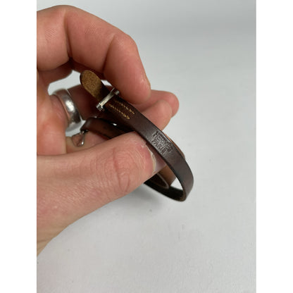Hermès Behapi Brown Leather Bracelet image 4