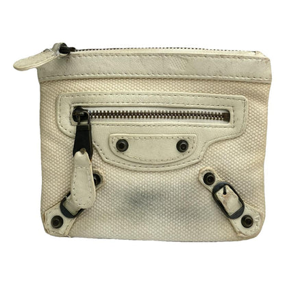 Balenciaga White Cotton Purse image 1