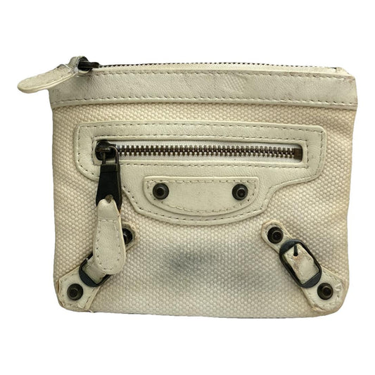 Balenciaga White Cotton Purse image 1