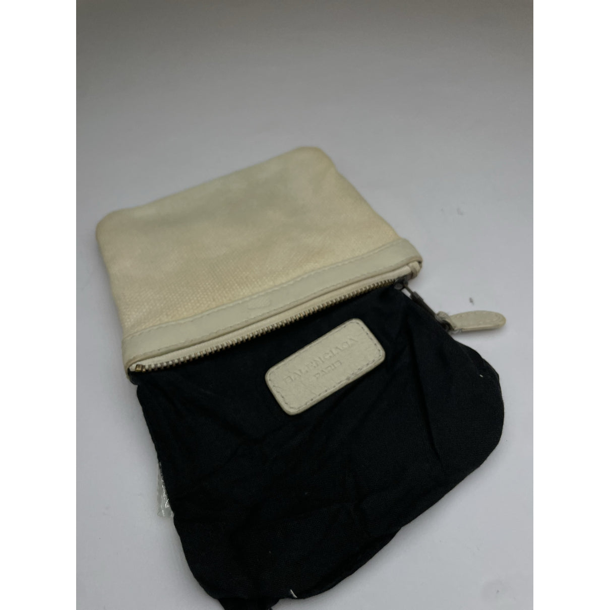 Balenciaga White Cotton Purse image 3