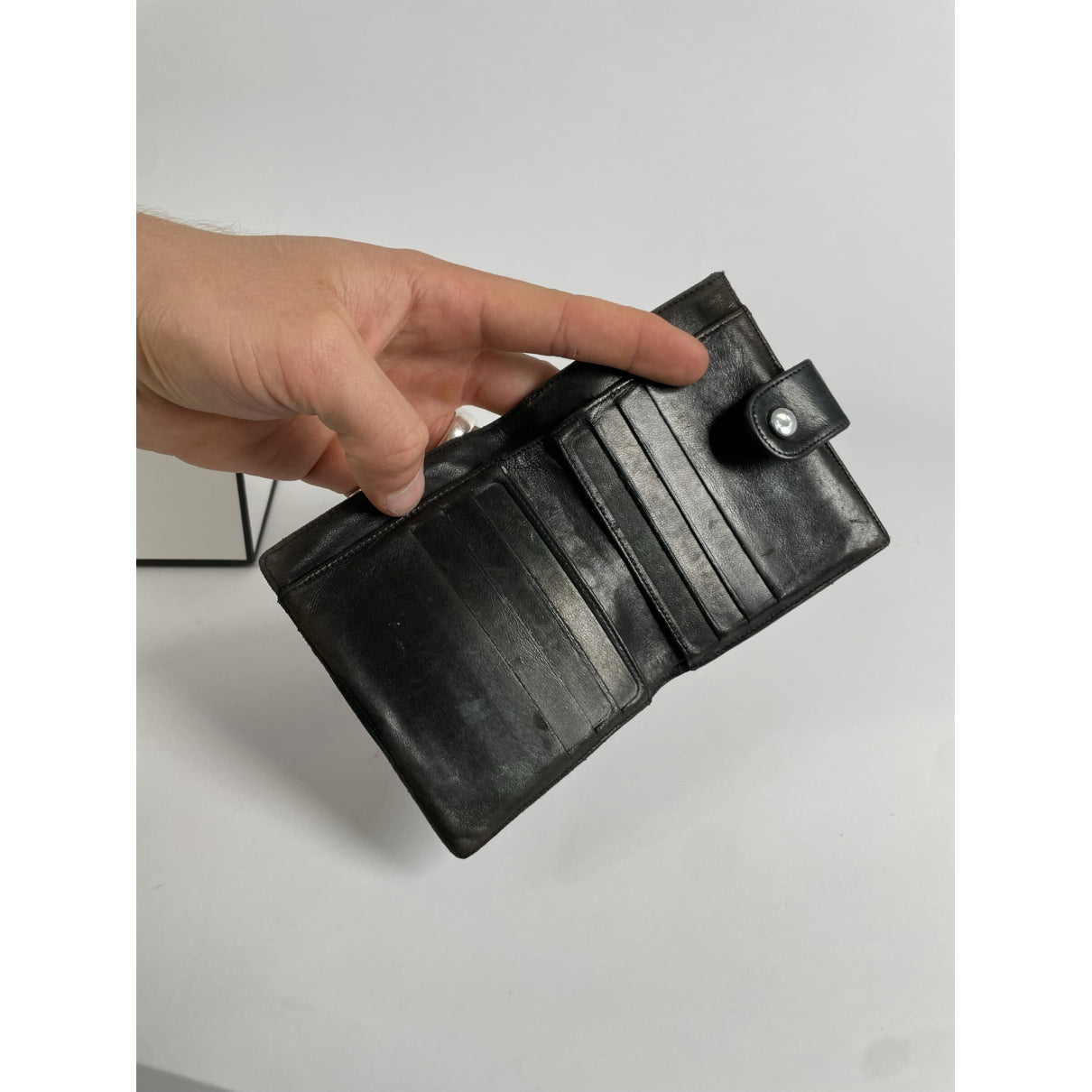 Chanel Black Leather Wallet image 3