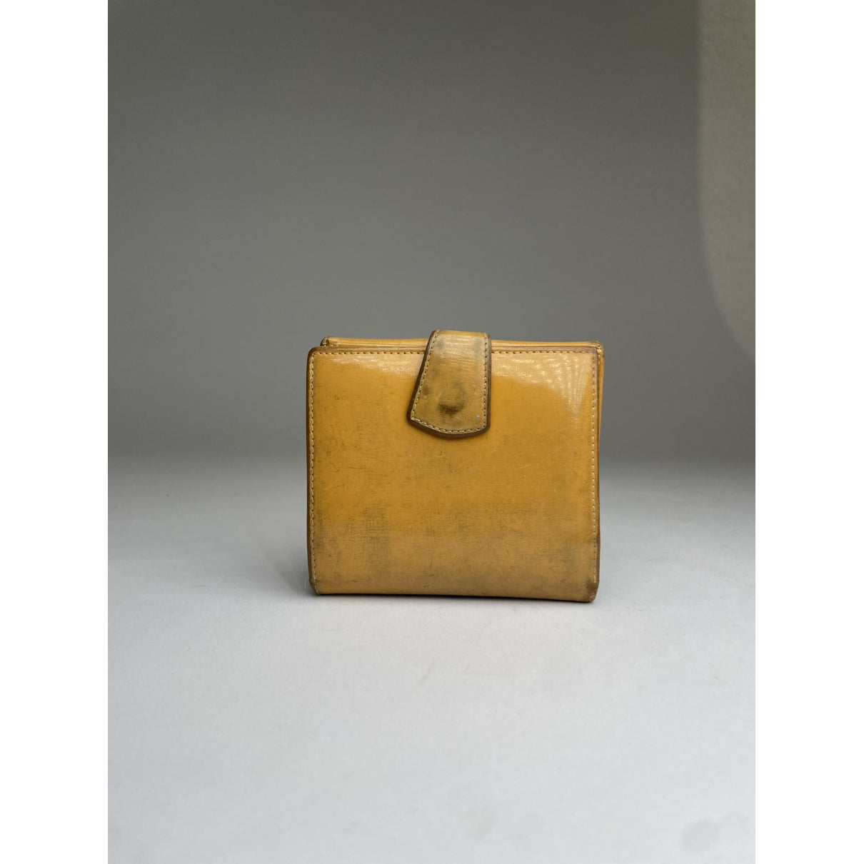 Loewe Yellow Patent Leather Wallet image 2