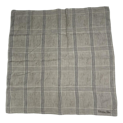 Dior Grey Silk Scarf image 1