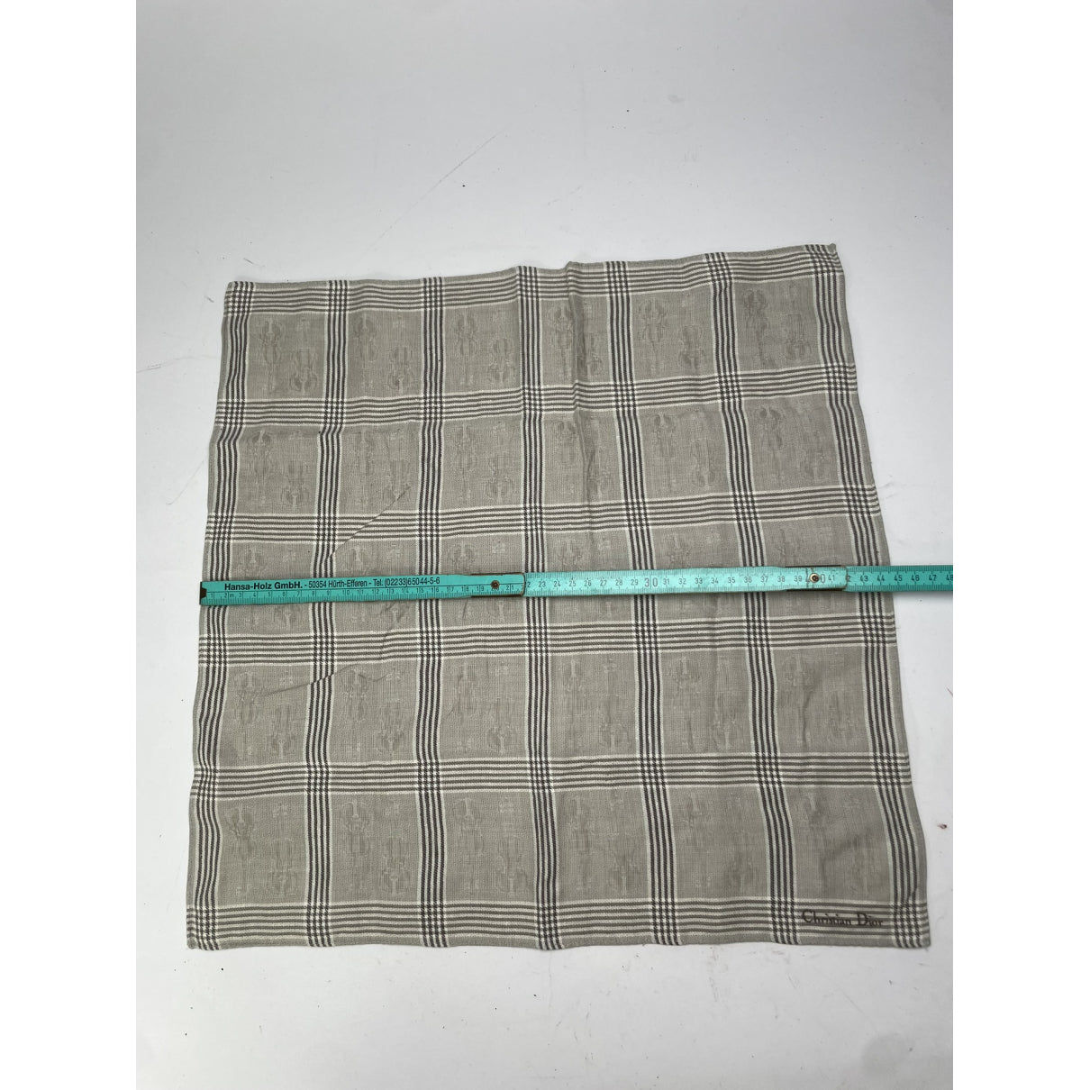 Dior Grey Silk Scarf image 4