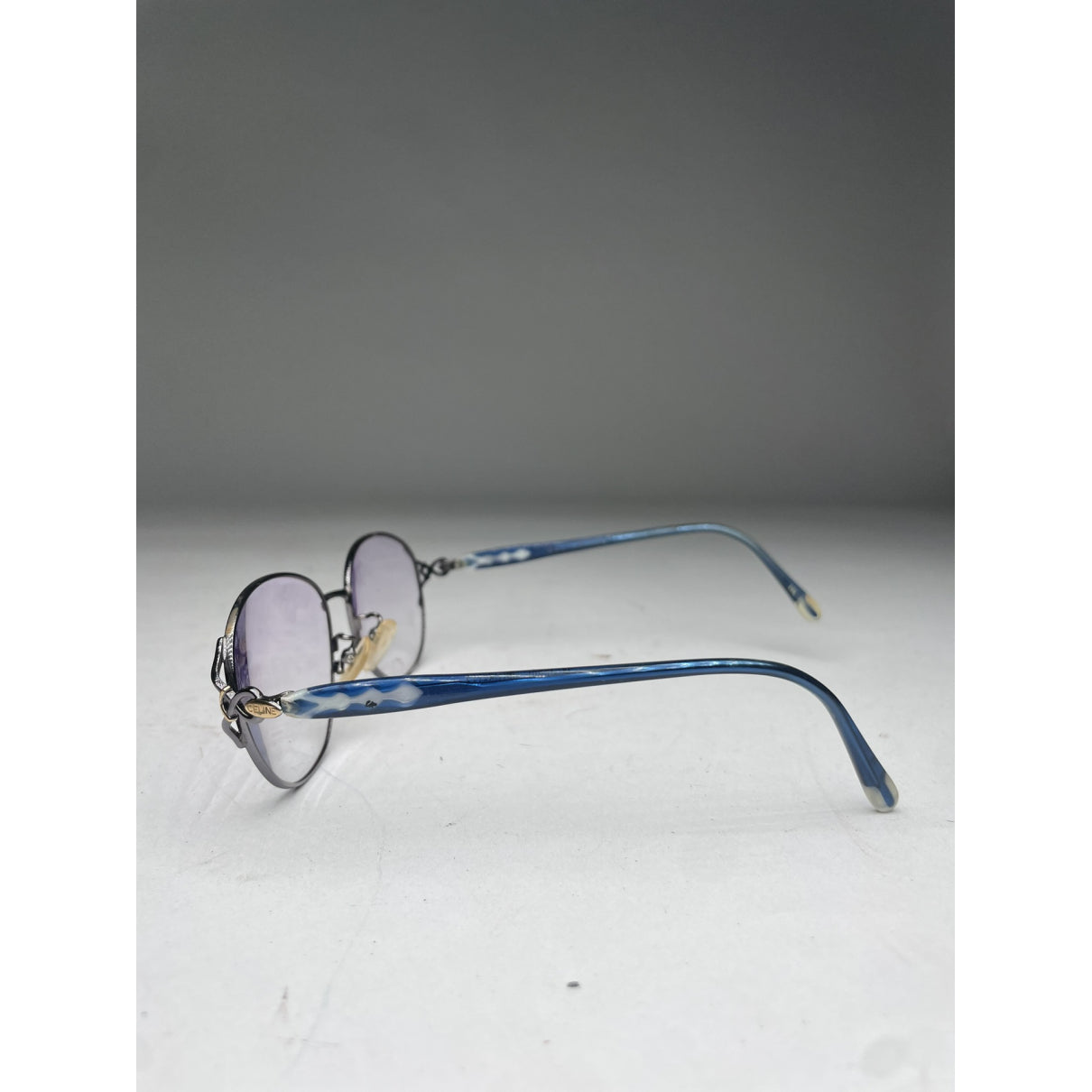 Celine Blue Plastic Sunglasses image 3