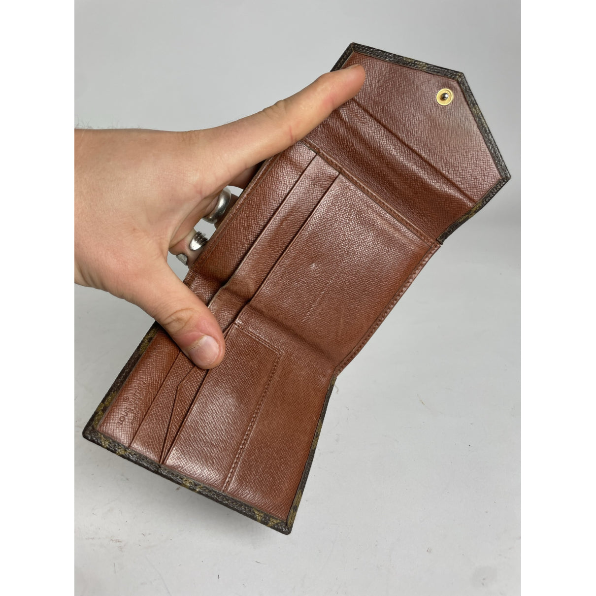 Louis Vuitton Emilie Brown Leather Wallet image 5