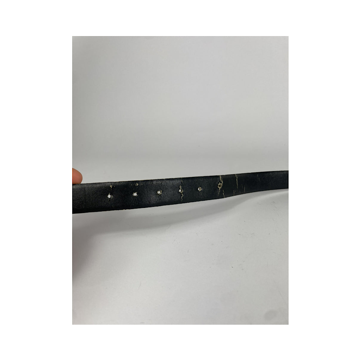 Yves Saint Laurent Black Leather Belt image 2