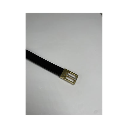 Yves Saint Laurent Black Leather Belt image 5