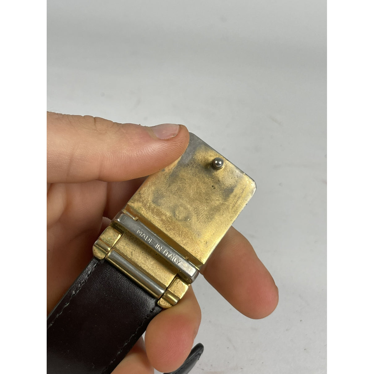 Celine Black Leather Belt image 3