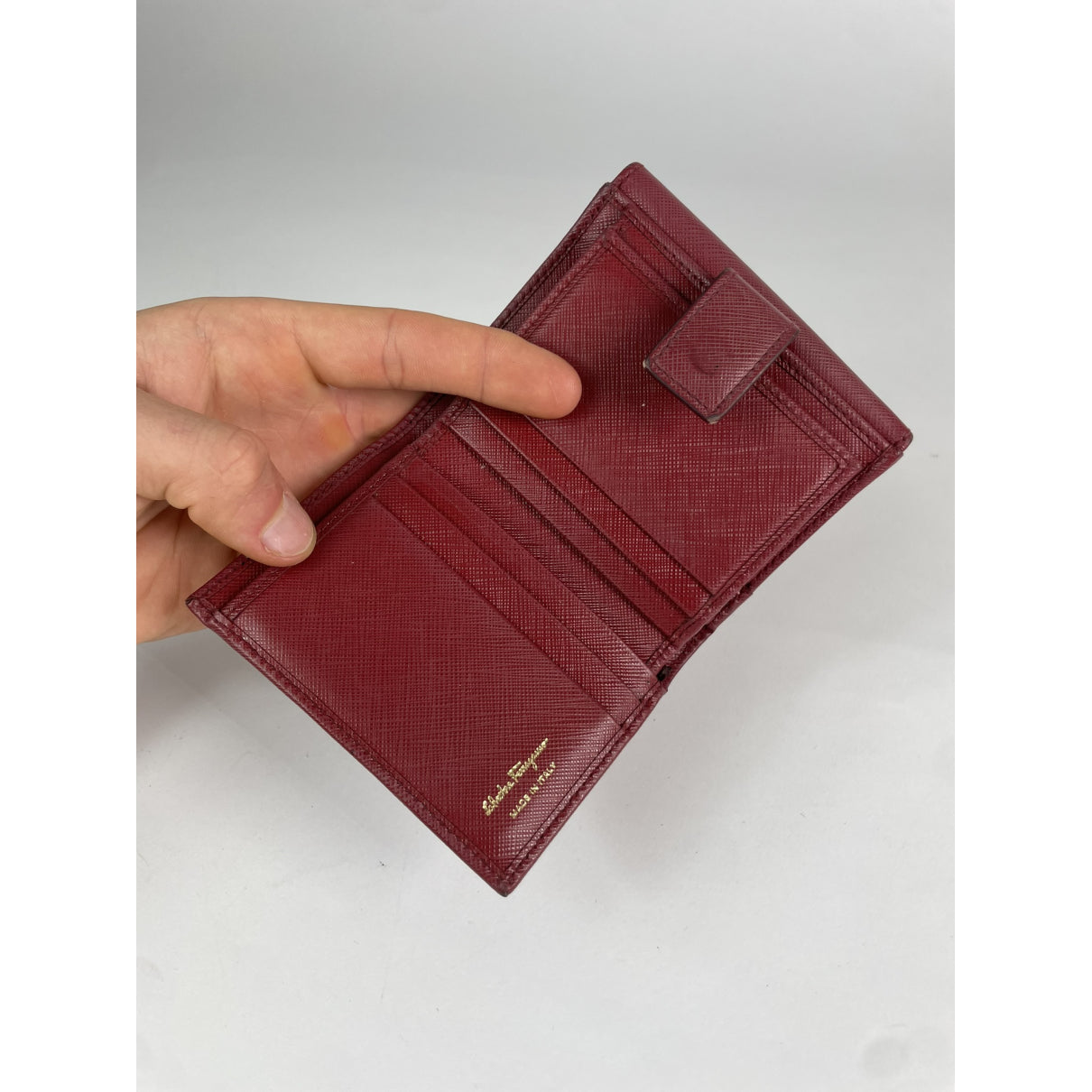 Salvatore Ferragamo Red Leather Purse image 5