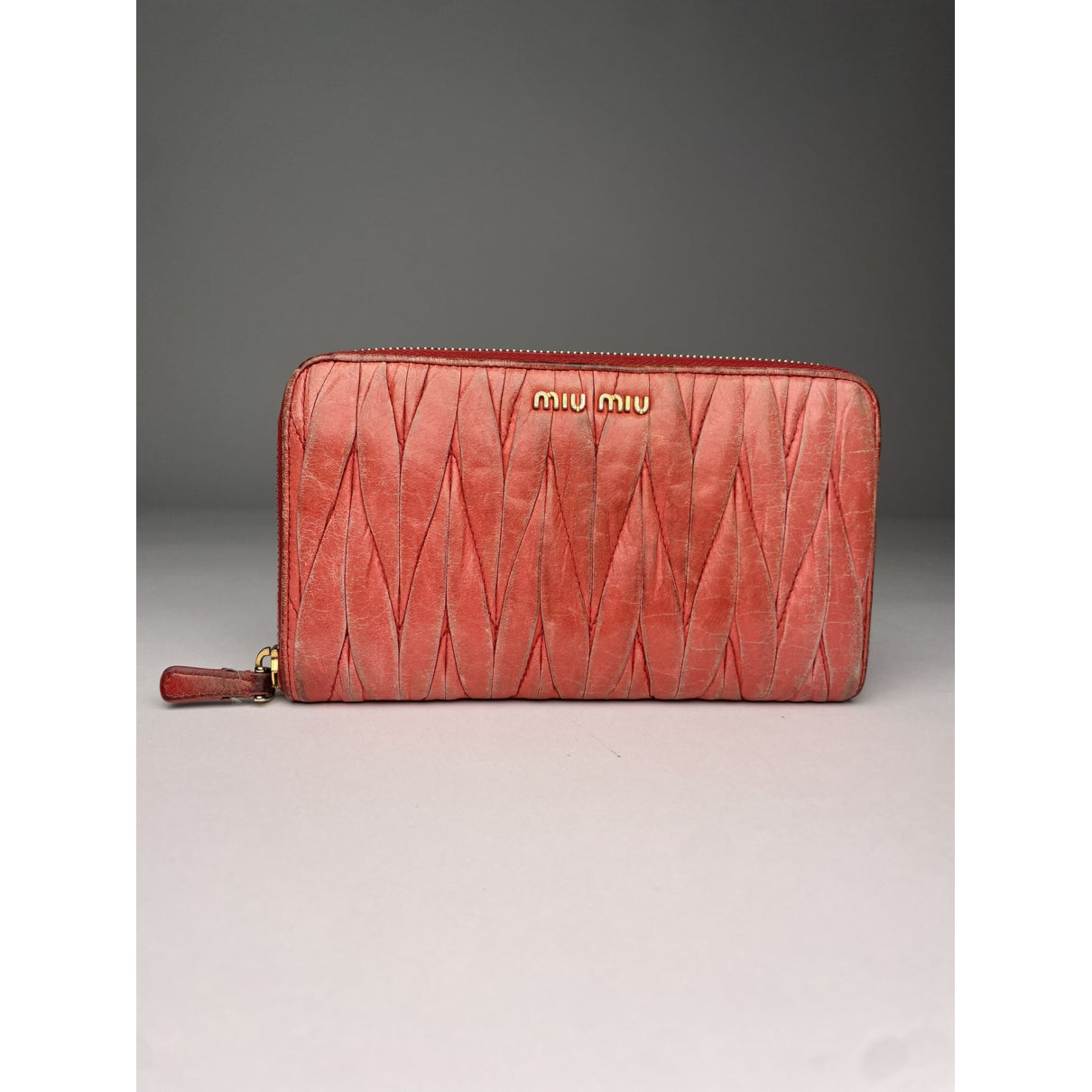 Miu Miu Red Leather Wallet image 3