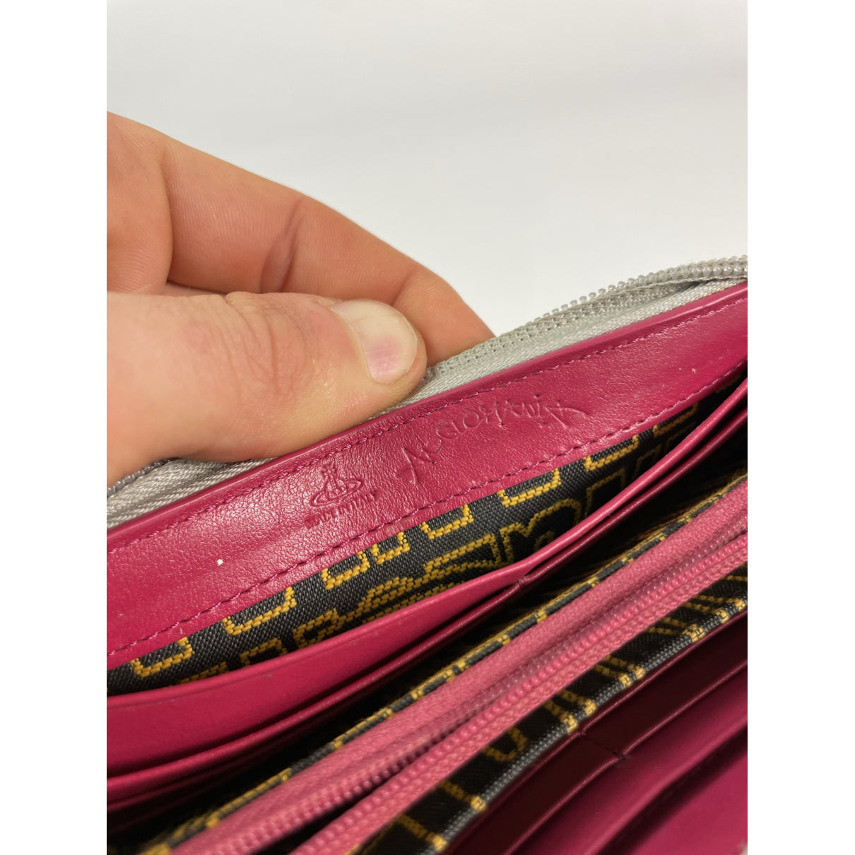 Vivienne Westwood Silver Leather Wallet image 3