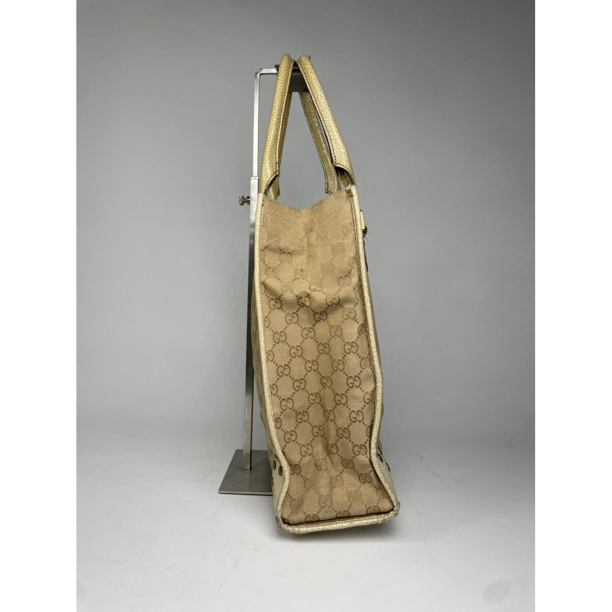 Gucci Jackie Vintage  Beige Cotton Handbag image 2