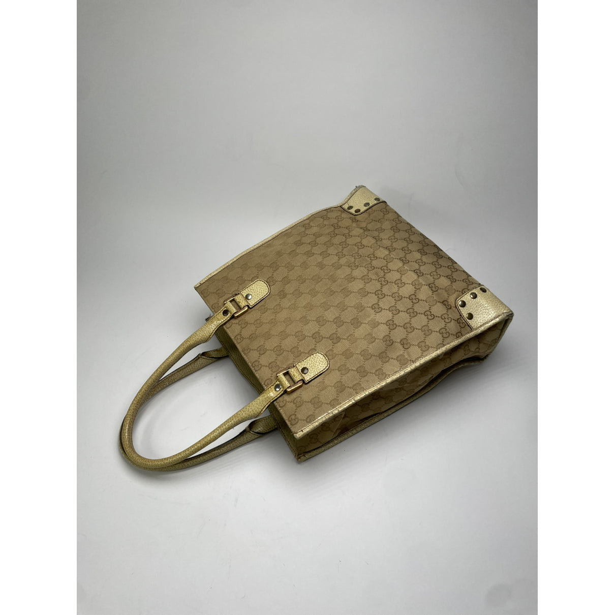 Gucci Jackie Vintage  Beige Cotton Handbag image 3