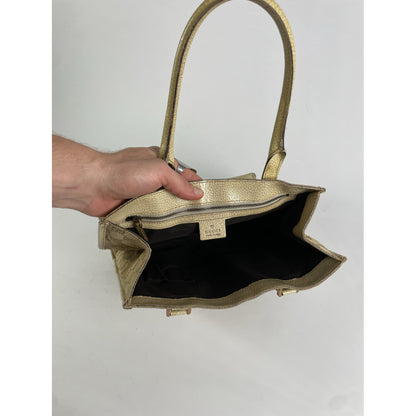 Gucci Jackie Vintage  Beige Cotton Handbag image 5