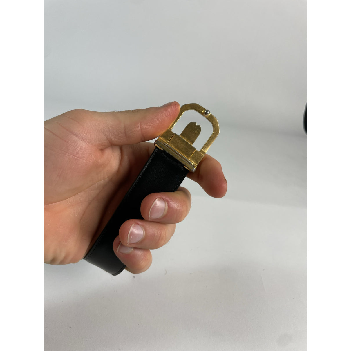 Mila Schön Concept Black Leather Belt image 3