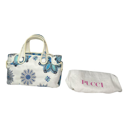 Emilio Pucci White Cotton Handbag image 1