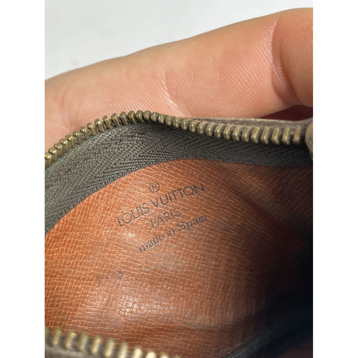 Louis Vuitton Brown Leather Purse image 3