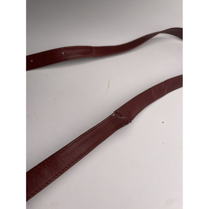 Cartier Burgundy Leather Handbag image 3