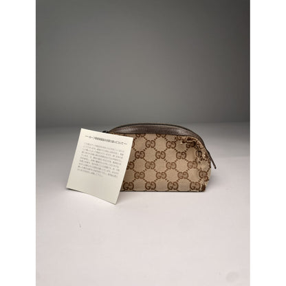 Gucci Neo Vintage Beige Cotton Clutch Bag image 4