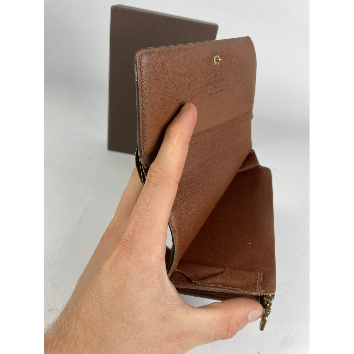 Louis Vuitton Joséphine Brown Leather Wallet image 5