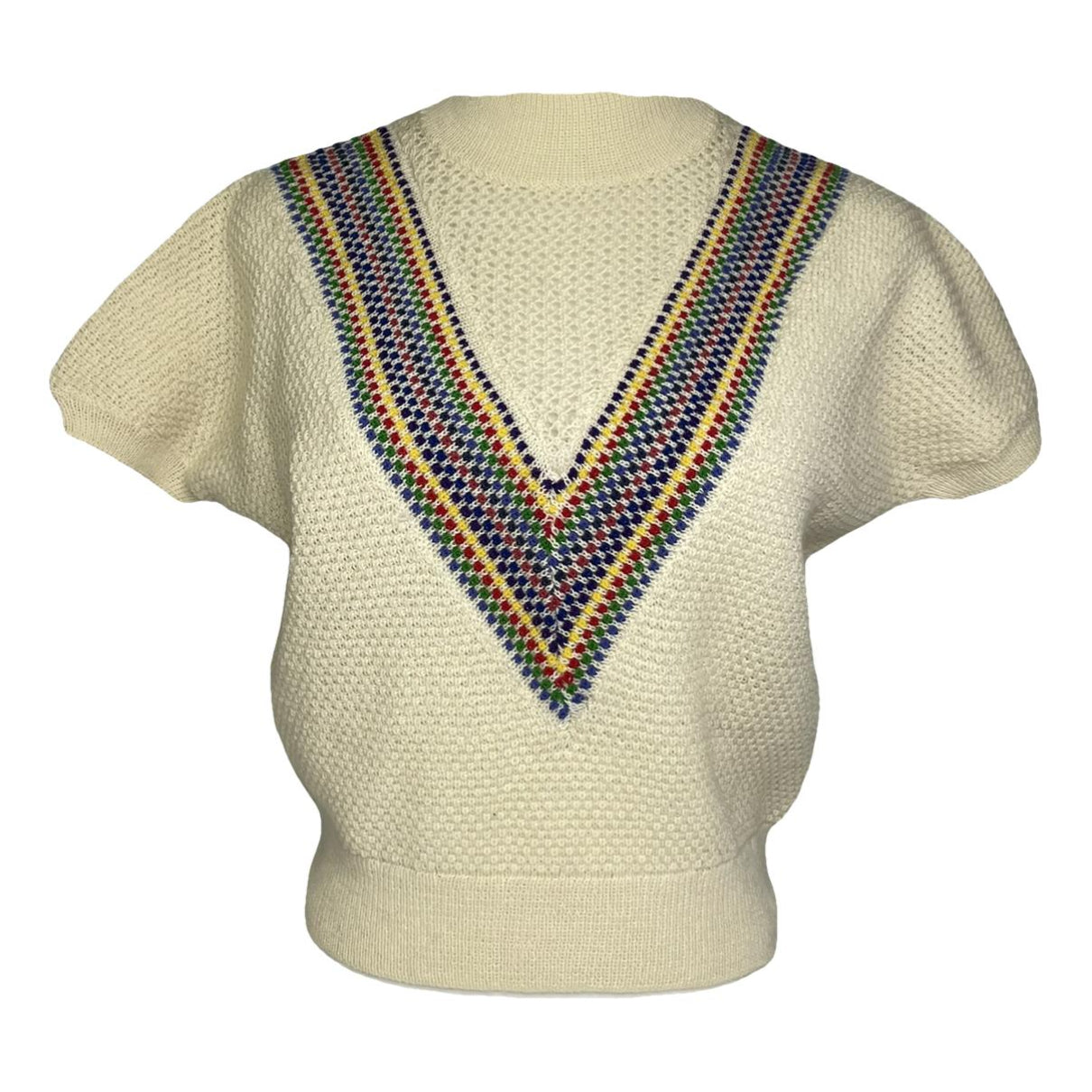 Kansai Yamamoto Beige Wool Knitwear image 1