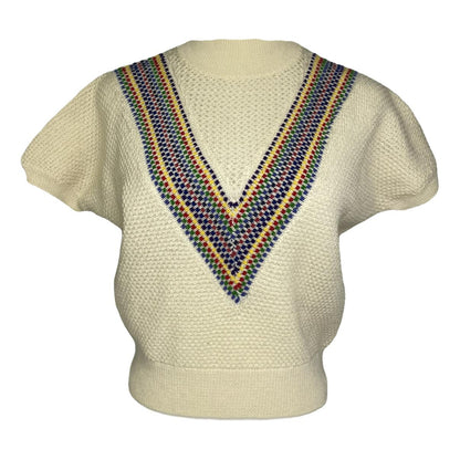 Kansai Yamamoto Beige Wool Knitwear image 1