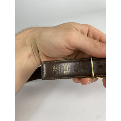 DUNHILL Black Leather Belt image 2