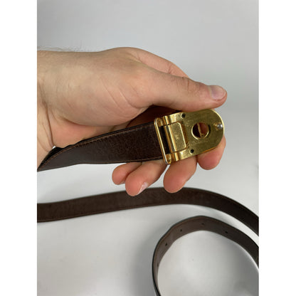 DUNHILL Black Leather Belt image 3