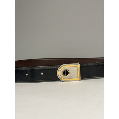 DUNHILL Black Leather Belt image 5