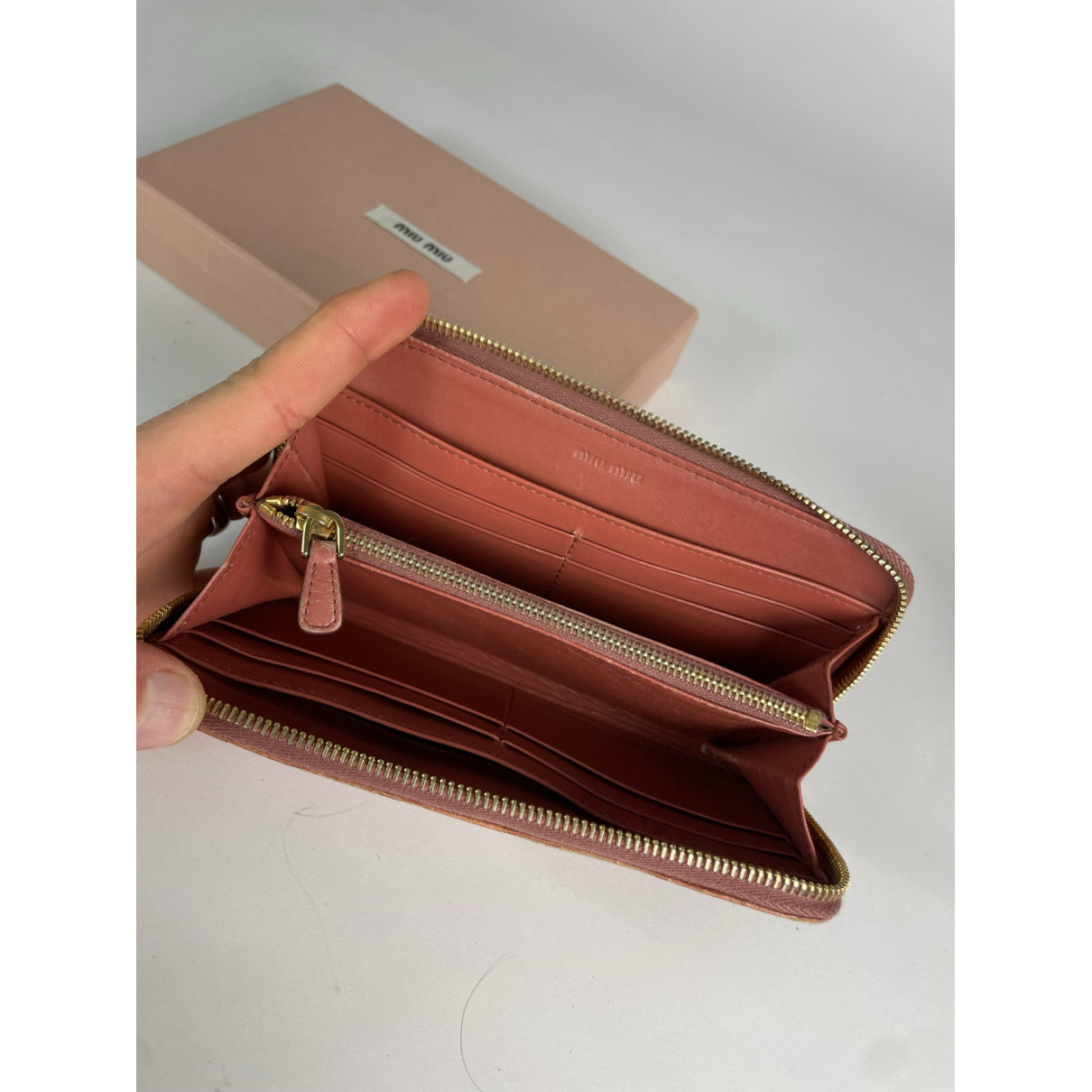 Miu Miu Brown Leather Wallet image 4