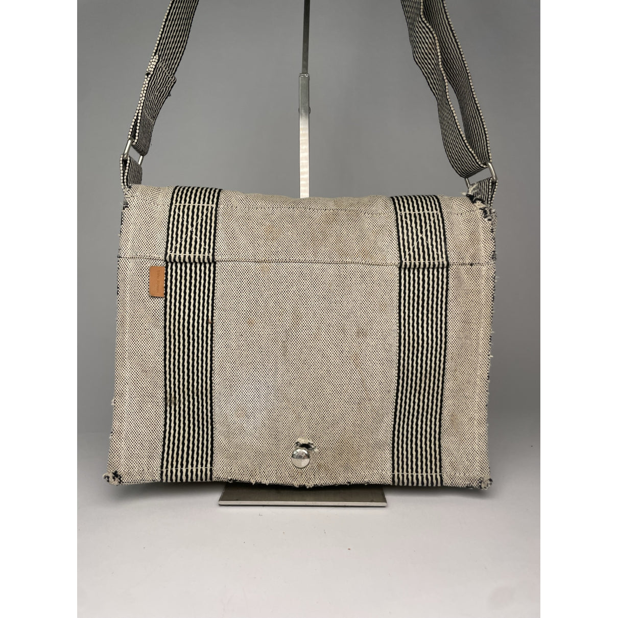 Hermès White Cotton Handbag image 5