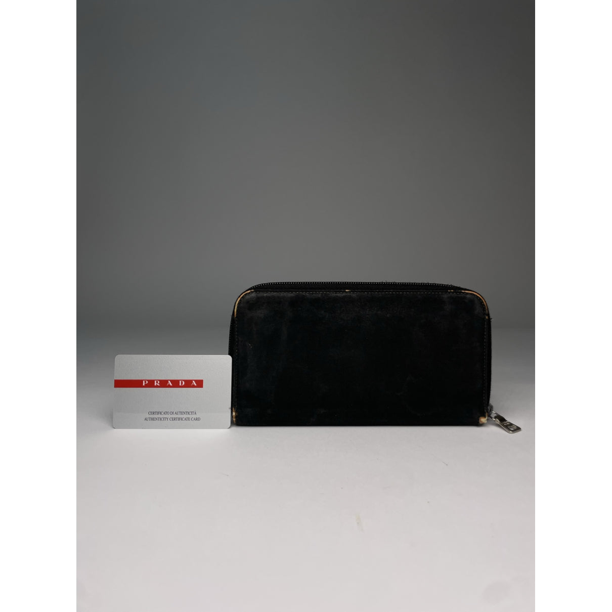 Prada Black Cotton Wallet image 4
