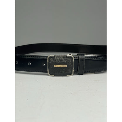 Dior Black Leather Belt image 2