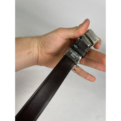 Dior Black Leather Belt image 5