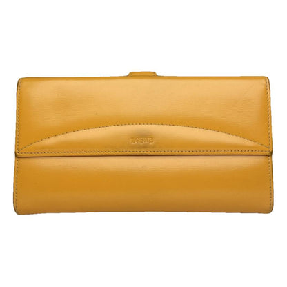 Loewe Puzzle Yellow Leather Wallet image 1