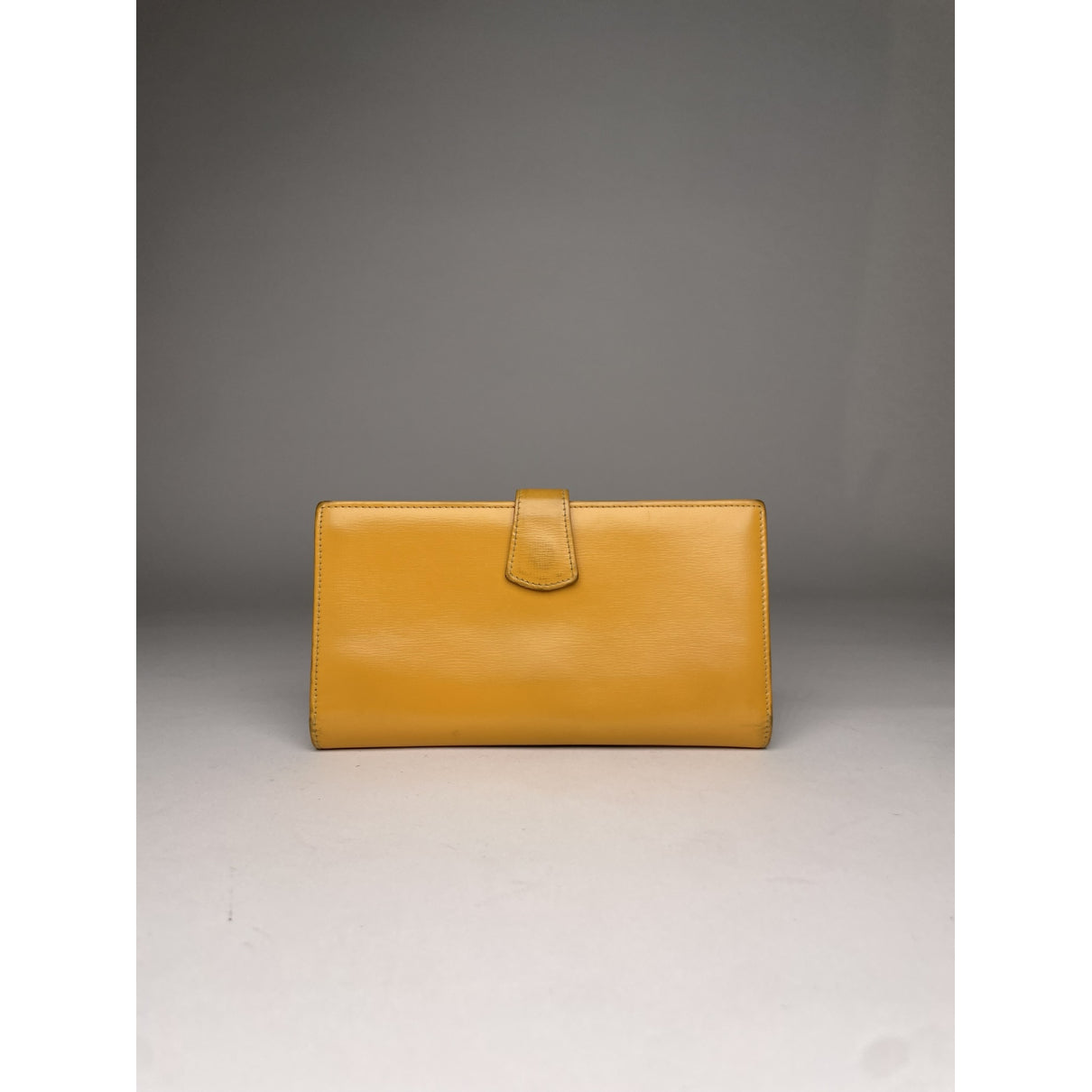 Loewe Puzzle Yellow Leather Wallet image 2