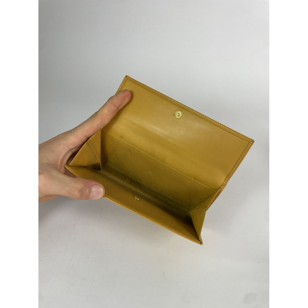 Loewe Puzzle Yellow Leather Wallet image 3