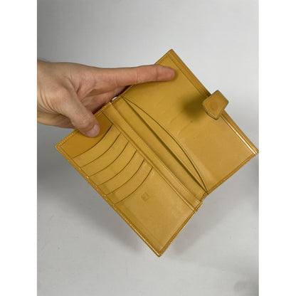Loewe Puzzle Yellow Leather Wallet image 4