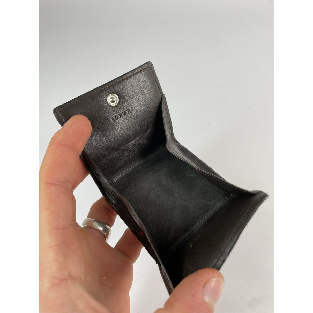 Loewe Black Leather Purse image 4