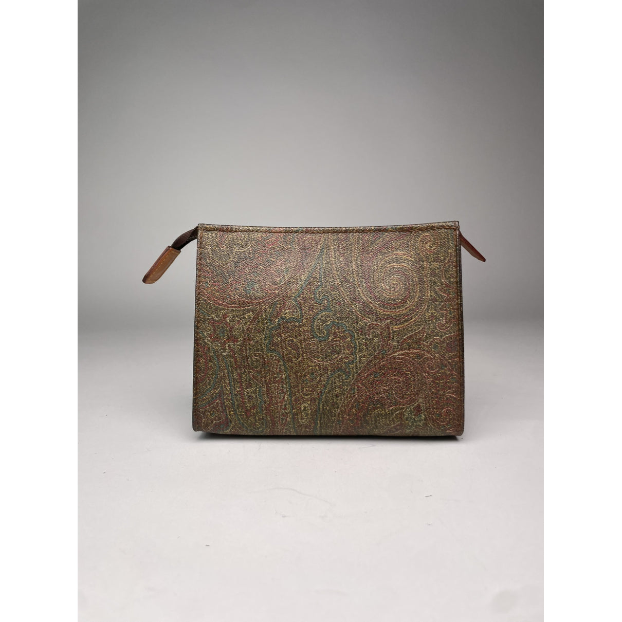 Etro Brown Leather Clutch Bag image 2