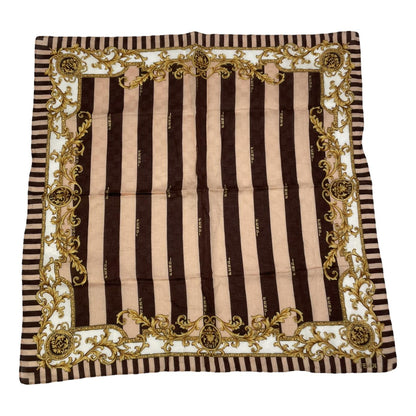 Fendi Brown Silk Scarf image 1